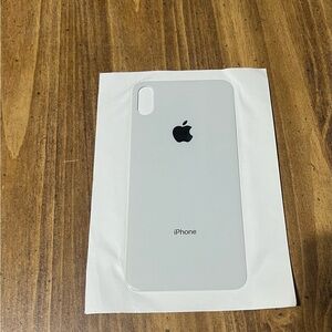 iPhone XS Max Silver Back Big Hole Replacement